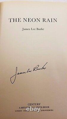 The Neon Rain by James Lee Burke FIRST UK- Signed