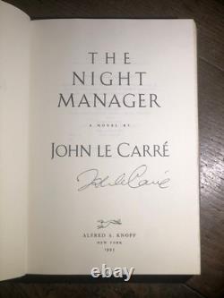 The Night Manager by John Le Carré SIGNED US Edition 1st Hardcover VGC 1993