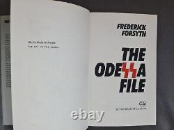 The Odessa File 1st 1st Edition Signed Inscribed Hb Book In Dj Frederick Forsyth