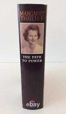 The Path to Power by Margaret Thatcher Hardcover, 1995 1st Edition Signed New