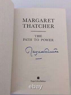 The Path to Power by Margaret Thatcher Hardcover, 1995 1st Edition Signed New