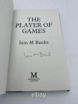 The Player of Games (Signed 1st edition) Banks, Iain M. Hardcover First Edition