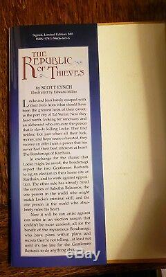 The Republic of Thieves, Scott Lynch (Subterranean Press, 2014) SIGNED NUMBERED