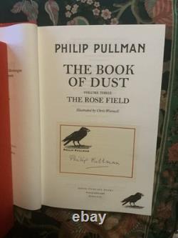 The Rose Field by Philip Pullman SIGNED BP 2025 UK Slipcased HB 1st