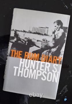 The Rum Diary hand signed 1st edition hardback