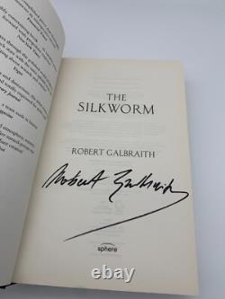 The Silkworm by Robert Galbraith Signed 1st Edition Aka JK Rowling Unread Copy