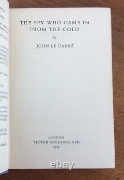 The Spy Who Came In From The Cold John le Carre SIGNED First Ed 1st/3rd -1963