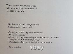 The Stones of Summer 1972 1st Edition Dow Mossman SIGNED HCDJ