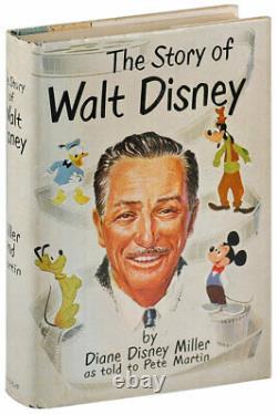 The Story Of Walt Disney-1957-1st/1st Ed-nf/vg Dustjacket-signed By Walt Disney