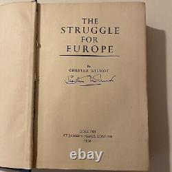 The Struggle for Europe 1st Edition SIGNED CHESTER WILMOT