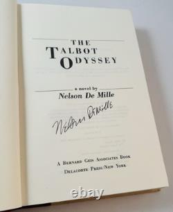 The Talbot Odyssey-Nelson DeMille-SIGNED-TRUE 1st Edition-1st State DJ-VERY RARE