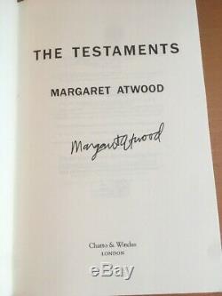 The Testaments Magaret Atwood Signed First Edition Hardback Brand New