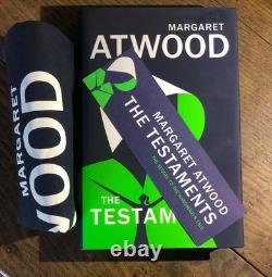 The Testaments SIGNED Margaret Atwood -1st ed / 1st imp V Good cond