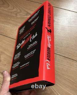 The Thursday Murder Club SIGNED 1st/1st UK HB Exclusive Black Sprayed Edges