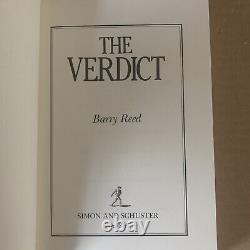 The Verdict Signed By Barry Reed 1st Edition First Printing 1980 Signed
