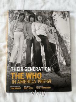 Their Generation, The Who In America Pete Townshend Signed 1st Edition Book