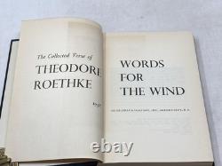 Theodore Roethke / WORDS FOR THE WIND SIGNED 1st Edition 1958 Theodore Roethke / WORDS FOR THE WIND SIGNED 1st Edition 1958