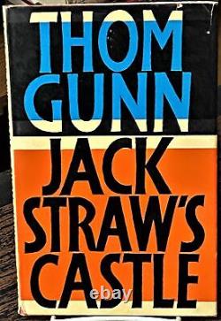 Thom Gunn / JACK STRAW'S CASTLE Signed 1st Edition 1976