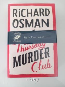 Thursday Murder Club 1st Edition Signed Hardcover Book Set Richard Osman VGC