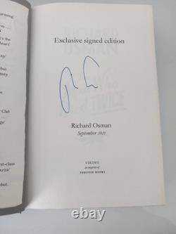 Thursday Murder Club 1st Edition Signed Hardcover Book Set Richard Osman VGC