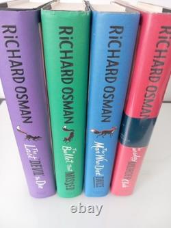 Thursday Murder Club 1st Edition Signed Hardcover Book Set Richard Osman VGC