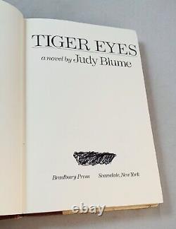 Tiger Eyes-Judy Blume-SIGNED! -INSCRIBED! -TRUE First/1st Edition-Ex Libris-RARE