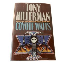 Tony Hillerman / Coyote Waits Signed 1st Edition 1990