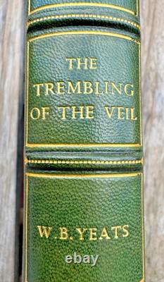 Trembling of the Veil WB YEATS. Signed Ltd 1st Ed. Bound Sangorski & Sutcliffe