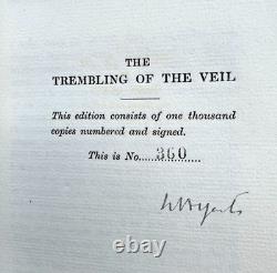 Trembling of the Veil WB YEATS. Signed Ltd 1st Ed. Bound Sangorski & Sutcliffe