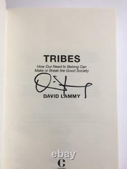 Tribes by David Lammy. Signed, 1st Edition, 1st Print