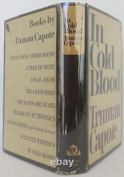 Truman Capote / In Cold Blood Signed 1st Edition 1965 #2208014