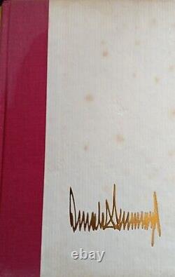 Trump Surviving at the Top by Donald Trump 1990 Signed hardback 1st Edition