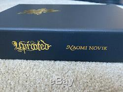 ULTRA RARE 1/5 Edition UPROOTED Double-Signed By Naomi Novik & Donato