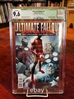 Ultimate Fallout #4 1st Print CGC 9.6 1st Miles Morales Spider-Man NM SIGNED