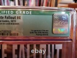 Ultimate Fallout #4 1st Print CGC 9.6 1st Miles Morales Spider-Man NM SIGNED