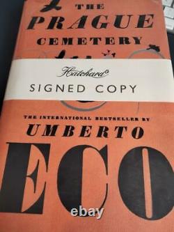 Umberto Eco. The Prague Cemetery. Signed 1st Edition