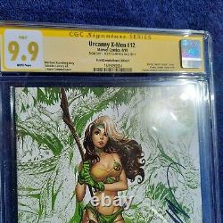 Uncanny X-Men # 12 CGC 9.9 Partially Sketched Variant # F SS J Scott Campbell