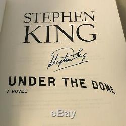 Under The Dome Stephen King Hardcover 1st/1st Signed