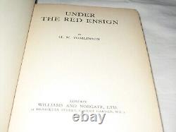 Under the Red Ensign SCARCE AUTHOR SIGNED COPY H. M. Tomlinson FIRST 1926 DW VG