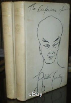 VERY RARE, SIGNED, 1929, 1st Ed, CONFESSIONS OF ALEISTER CROWLEY, OCCULT, MAGICK