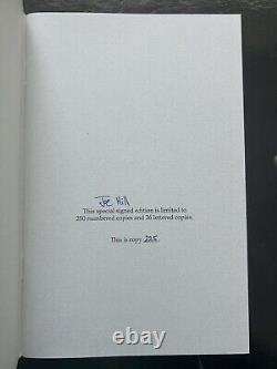 VOLUNTARY COMMITTAL Joe Hill US SIGNED LTD NUMBERED CHAPBOOK 1st ED Sub Press