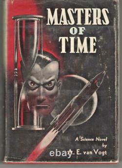 VTG'MASTERS OF TIME' 1950 BOOK! A E van VOGT SIGNED 1st EDITION! DUST JACKET