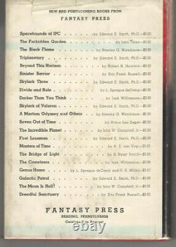 VTG'MASTERS OF TIME' 1950 BOOK! A E van VOGT SIGNED 1st EDITION! DUST JACKET