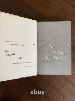 Valley of the Dolls SIGNED FIRST EDITION Jacqueline Susann 1st Printing 1/1 READ