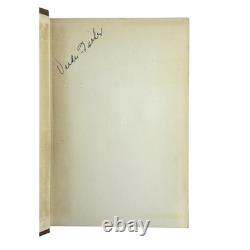 Vardis Fisher / No Villain Need Be Signed 1st Edition 1936