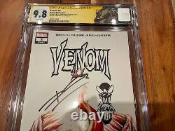 Venom 3 CGC 9.8 signed by Donny Cates and signed & sketch by Ryan Stegman