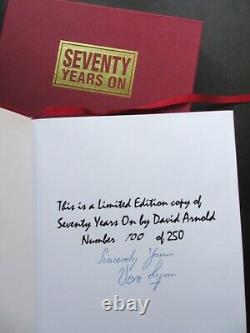 Vera Lynn, Seventy Years on, SIGNED Deluxe Leather 1st Edition 2010, Ltd to 250