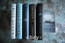 Victoria Aveyard Red Queen series full signed 1st edition, 1st print set