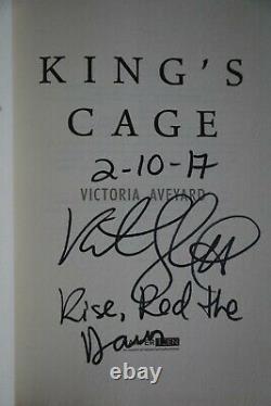 Victoria Aveyard Red Queen series full signed 1st edition, 1st print set