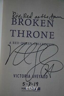 Victoria Aveyard Red Queen series full signed 1st edition, 1st print set